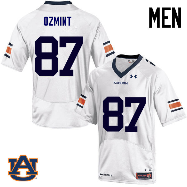 Men Auburn Tigers #87 Pace Ozmint College Football Jerseys Sale-White